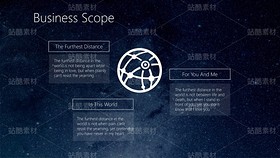 B19【星空诗意&网页幽灵按钮】公司产品服务简介汇报（导航-9122814） - 未分类 - 站酷设计师木先生iPPT原创素材 - 站酷ZCOOL