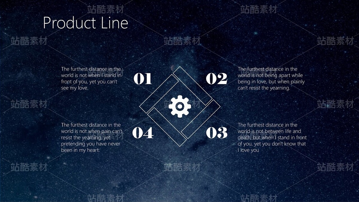 B19【星空诗意&网页幽灵按钮】公司产品服务简介汇报（主预览-9122817） - 未分类 - 站酷设计师木先生iPPT原创素材 - 站酷ZCOOL