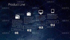B19【星空诗意&网页幽灵按钮】公司产品服务简介汇报（导航-9122816） - 未分类 - 站酷设计师木先生iPPT原创素材 - 站酷ZCOOL