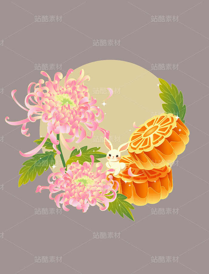 中秋節(jié)插畫（主預(yù)覽-9122972） - 未分類 - 站酷設(shè)計(jì)師麻辣燙D不原創(chuàng)素材 - 站酷ZCOOL