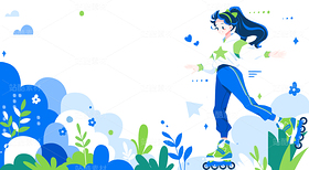 人物运动系列插画扁平风(导航-9124621) - 未分类 - 站酷设计师SYF朝生原创素材 - 站酷ZCOOL
