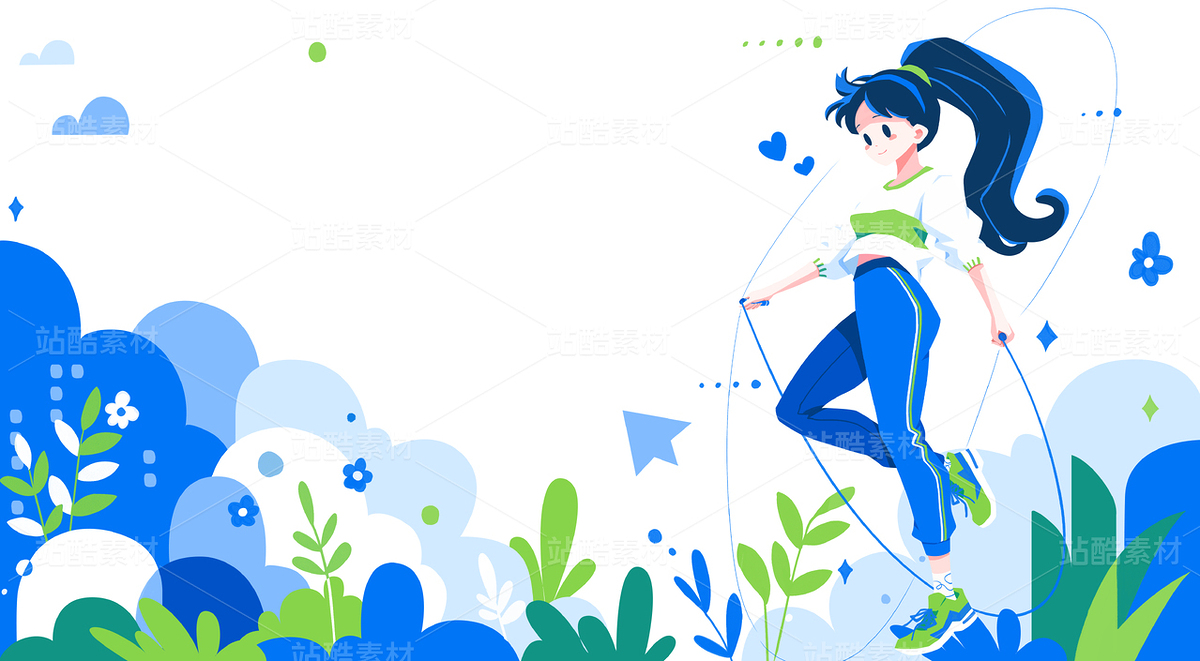 人物运动系列插画扁平风(主预览-9124626) - 未分类 - 站酷设计师SYF朝生原创素材 - 站酷ZCOOL