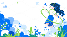 人物运动系列插画扁平风(导航-9124619) - 未分类 - 站酷设计师SYF朝生原创素材 - 站酷ZCOOL