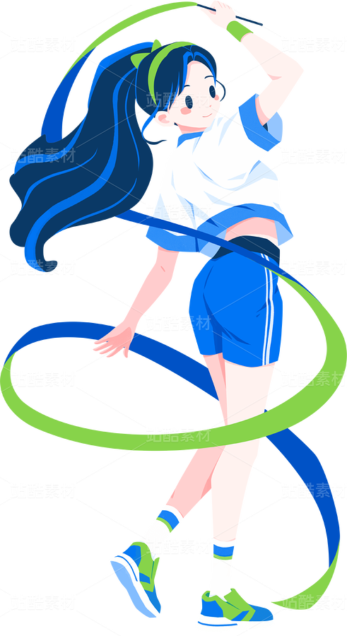 人物运动系列插画（主预览-9124713） - 未分类 - 站酷设计师SYF朝生原创素材 - 站酷ZCOOL