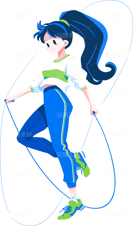 人物运动系列插画（主预览-9124707） - 未分类 - 站酷设计师SYF朝生原创素材 - 站酷ZCOOL
