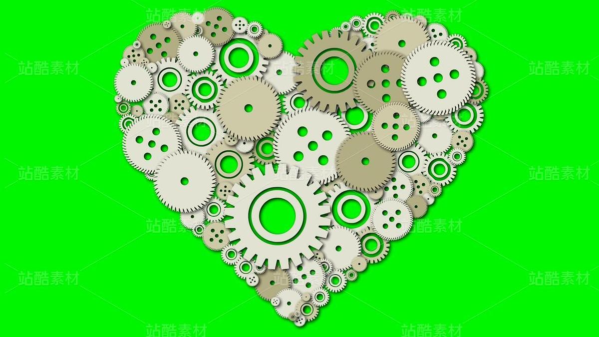 动态心形多齿轮转动动画（主预览-9124833） - 未分类 - 站酷设计师FlashASer原创素材 - 站酷ZCOOL