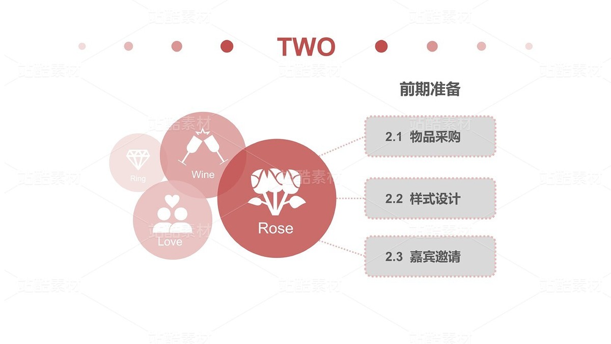 F19【極簡圓-復古紅】婚禮儀式策劃方案-動態(tài)邀請函（主預覽-9125565） - 未分類 - 站酷設計師木先生iPPT原創(chuàng)素材 - 站酷ZCOOL