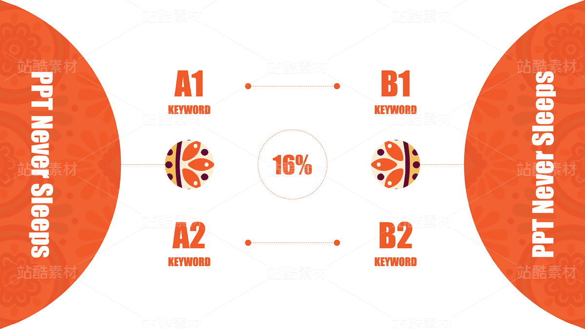 G01【半生花】简约大气文艺时尚风格通用商务模板（主预览-9126615） - 未分类 - 站酷设计师木先生iPPT原创素材 - 站酷ZCOOL