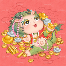 小青龙IP吉祥物系列插画设计（导航-9127529） - 未分类 - 站酷设计师SYF朝生原创素材 - 站酷ZCOOL