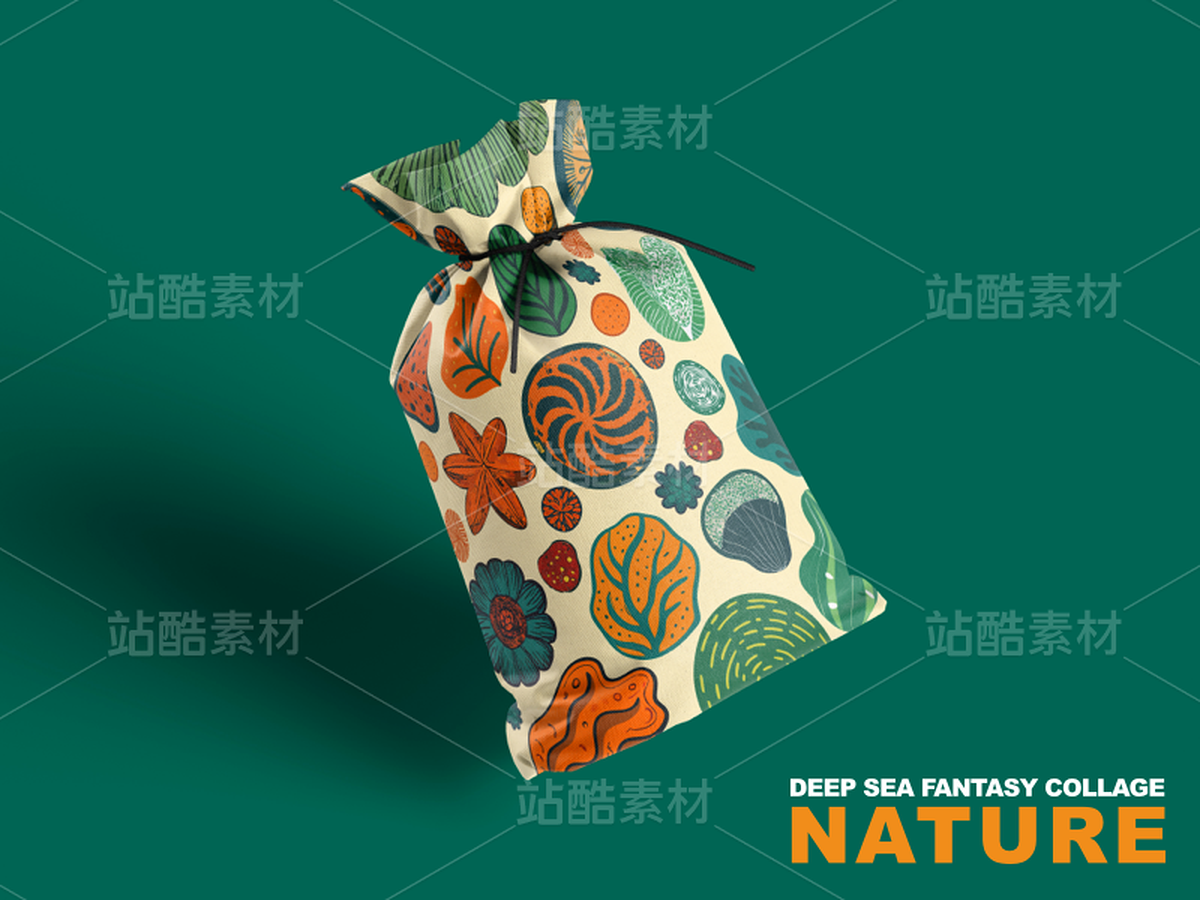 深海奇幻拼貼：探索海洋自然的圖案之美（主預(yù)覽-9127588） - 未分類 - 站酷設(shè)計(jì)師大元pxyair原創(chuàng)素材 - 站酷ZCOOL