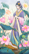 古代四大美女系列插画（导航-9127831） - 未分类 - 站酷设计师SYF朝生原创素材 - 站酷ZCOOL