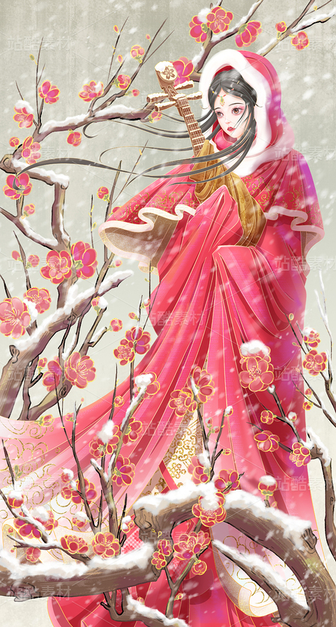 古代四大美女系列插画（主预览-9127830） - 未分类 - 站酷设计师SYF朝生原创素材 - 站酷ZCOOL