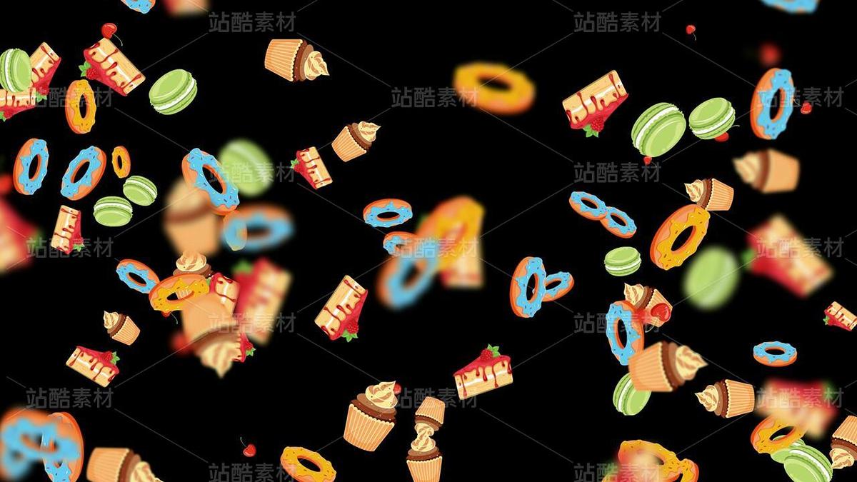 卡通動(dòng)態(tài)甜點(diǎn)背景視頻（主預(yù)覽-9128334） - 未分類 - 站酷設(shè)計(jì)師FlashASer原創(chuàng)素材 - 站酷ZCOOL