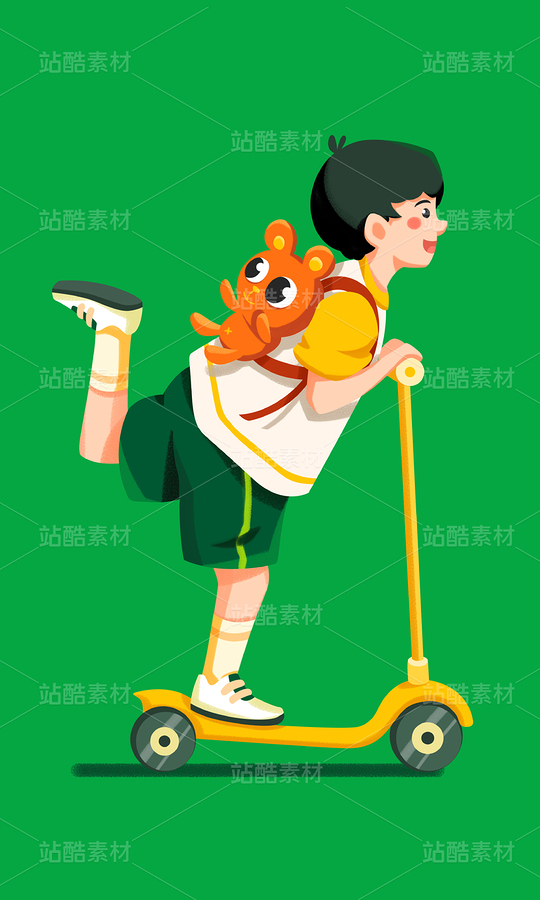 六一兒童節(jié)人物系列插畫（主預(yù)覽-9128945） - 未分類 - 站酷設(shè)計師SYF朝生原創(chuàng)素材 - 站酷ZCOOL