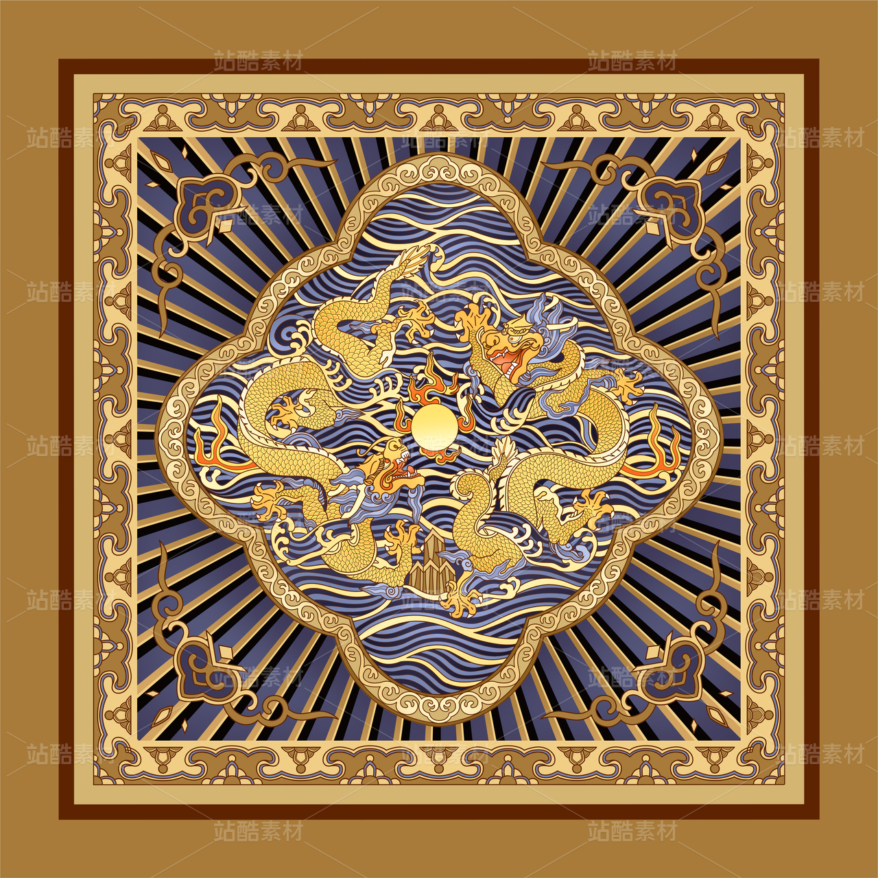 恭王府建筑纹样图案设计