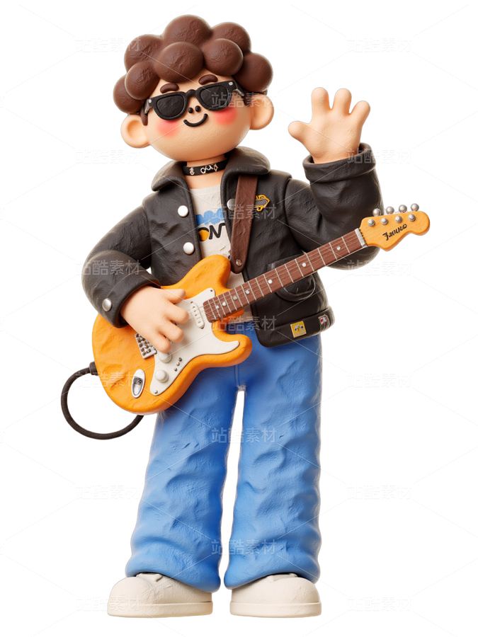20張搖滾樂隊(duì)3D卡通免扣圖（主預(yù)覽-9144779） - 未分類 - 站酷設(shè)計(jì)師一大碗炸醬面原創(chuàng)素材 - 站酷ZCOOL