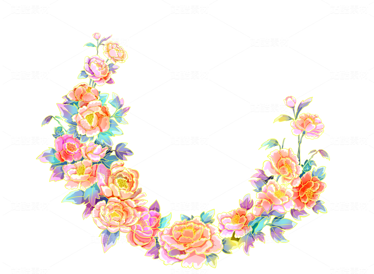 12时令花之牡丹花（主预览-9739162） - 未分类 - 站酷设计师菲呀FY原创素材 - 站酷ZCOOL