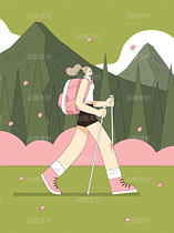 徒步旅行者矢量插畫（導(dǎo)航-9739770） - 未分類 - 站酷設(shè)計(jì)師泗口沺原創(chuàng)素材 - 站酷ZCOOL