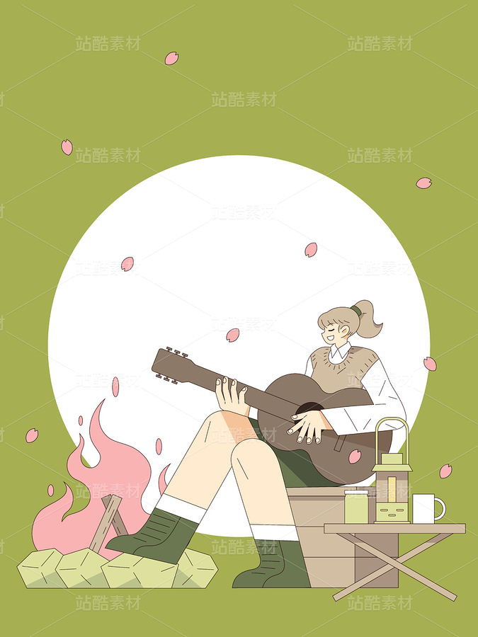 多组露营矢量插画｜矢量素材（主预览-9740776） - 未分类 - 站酷设计师泗口沺原创素材 - 站酷ZCOOL