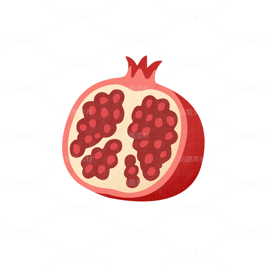 石榴 小元素003（主預覽-9741028） - 未分類 - 站酷設計師一桶咸魚原創(chuàng)素材 - 站酷ZCOOL