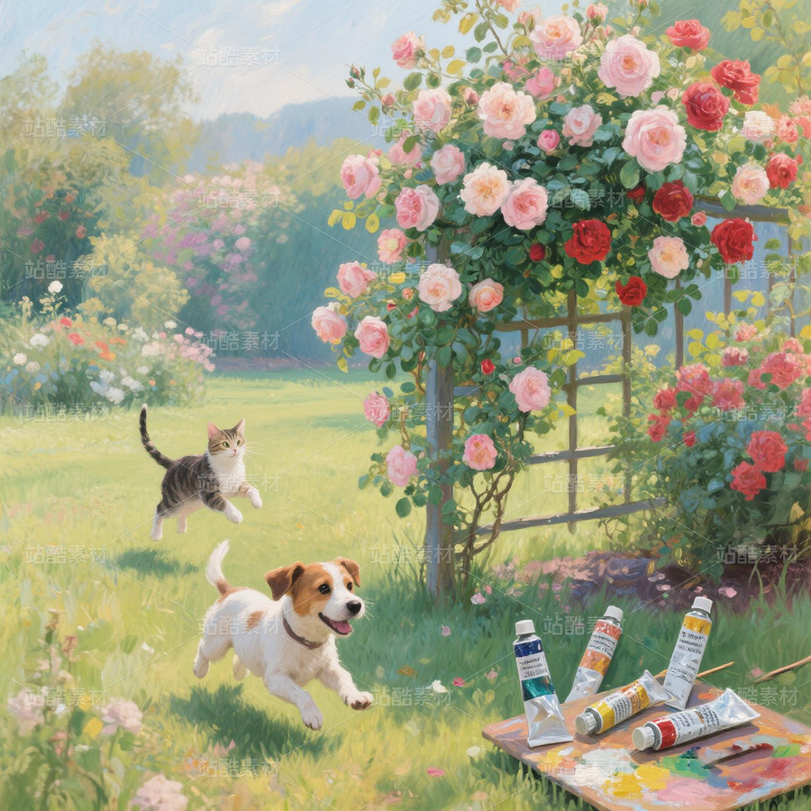 花園的慰藉（主預覽-9741056） - 未分類 - 站酷設(shè)計師站小崗原創(chuàng)素材 - 站酷ZCOOL