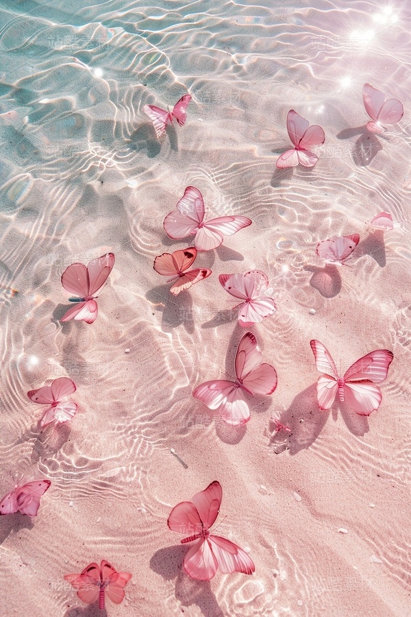 「幻蝶·海境」沙灘蝴蝶/水中蝶影/水上翩蝶（系列）（主預(yù)覽-9753539） - 未分類 - 站酷設(shè)計(jì)師Damii原創(chuàng)素材 - 站酷ZCOOL