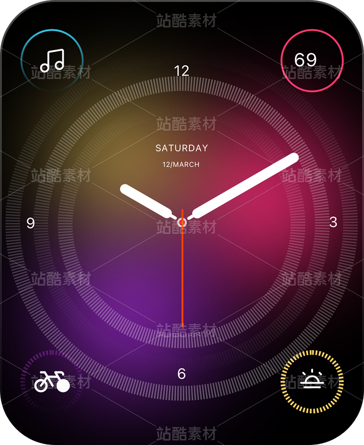 高级表盘系列UI源文件（主预览-9766958） - 未分类 - 站酷设计师ypc919原创素材 - 站酷ZCOOL
