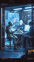 机器人概念图，竖屏规格，适用于各种场景，ai辅助创作（导航-9767266） - 未分类 - 站酷设计师迸击原创素材 - 站酷ZCOOL