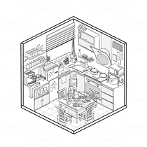C4D粉色廚房小房間蜂巢行動-OC渲染器（導航-9950095） - 未分類 - 站酷設(shè)計師我就是NiaoNiao原創(chuàng)素材 - 站酷ZCOOL