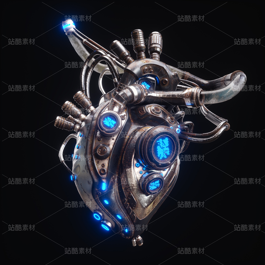 C4D機(jī)械心臟-OC渲染器（主預(yù)覽-9950111） - 未分類 - 站酷設(shè)計(jì)師我就是NiaoNiao原創(chuàng)素材 - 站酷ZCOOL