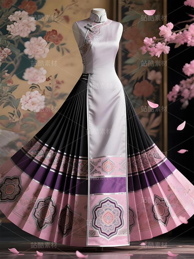 敦煌藻井紋樣的馬面裙設(shè)計(jì)稿（主預(yù)覽-9977998） - 未分類 - 站酷設(shè)計(jì)師欲陽城原創(chuàng)素材 - 站酷ZCOOL