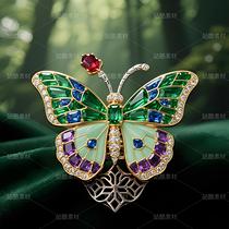 「蝶夢星穹」高定胸針（導(dǎo)航-9978344） - 未分類 - 站酷設(shè)計師欲陽城原創(chuàng)素材 - 站酷ZCOOL