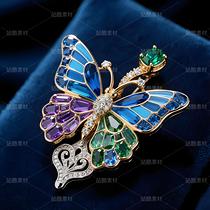 「蝶夢星穹」高定胸針（導(dǎo)航-9978349） - 未分類 - 站酷設(shè)計師欲陽城原創(chuàng)素材 - 站酷ZCOOL