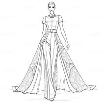 敦煌藻井纹样的高定礼服设计手稿（导航-9978517） - 未分类 - 站酷设计师欲阳城原创素材 - 站酷ZCOOL