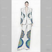 敦煌藻井纹样的高定礼服设计手稿（导航-9978520） - 未分类 - 站酷设计师欲阳城原创素材 - 站酷ZCOOL