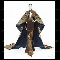 敦煌藻井纹样的高定礼服设计手稿（导航-9978525） - 未分类 - 站酷设计师欲阳城原创素材 - 站酷ZCOOL