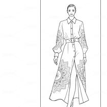 敦煌藻井纹样高定礼服设计手稿（导航-9978586） - 未分类 - 站酷设计师欲阳城原创素材 - 站酷ZCOOL