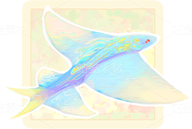 水母&魚元素素材（透明底手繪）（導航-9979205） - 未分類 - 站酷設計師阿樂在畫畫原創(chuàng)素材 - 站酷ZCOOL