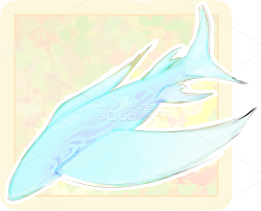 水母&魚元素素材（透明底手繪）（主預覽-9979206） - 未分類 - 站酷設計師阿樂在畫畫原創(chuàng)素材 - 站酷ZCOOL