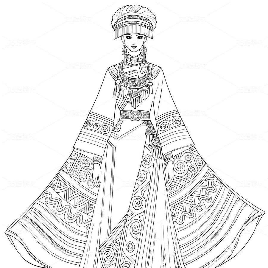 高定苗族蠟染禮服設計手稿（蠟染系列）（主預覽-9979502） - 未分類 - 站酷設計師欲陽城原創(chuàng)素材 - 站酷ZCOOL