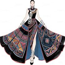 高定苗族蠟染禮服設計手稿（蠟染系列）（導航-9979505） - 未分類 - 站酷設計師欲陽城原創(chuàng)素材 - 站酷ZCOOL