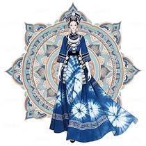 【高定蓝色苗族扎染礼服设计说明】(导航-9979797) - 未分类 - 站酷设计师欲阳城原创素材 - 站酷ZCOOL
