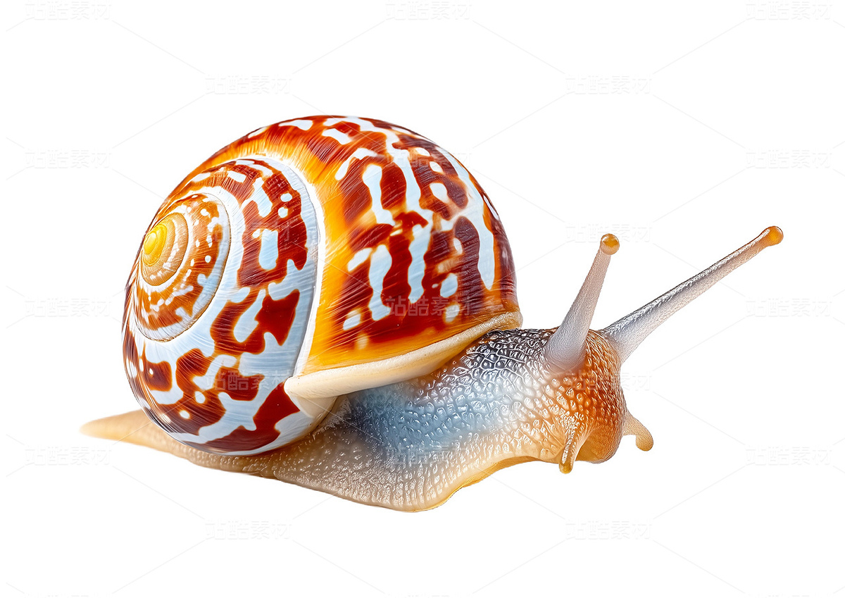 【免摳png素材】白色背景上一只小蝸牛（主預覽-9980475） - 未分類 - 站酷設(shè)計師曇華碎影原創(chuàng)素材 - 站酷ZCOOL
