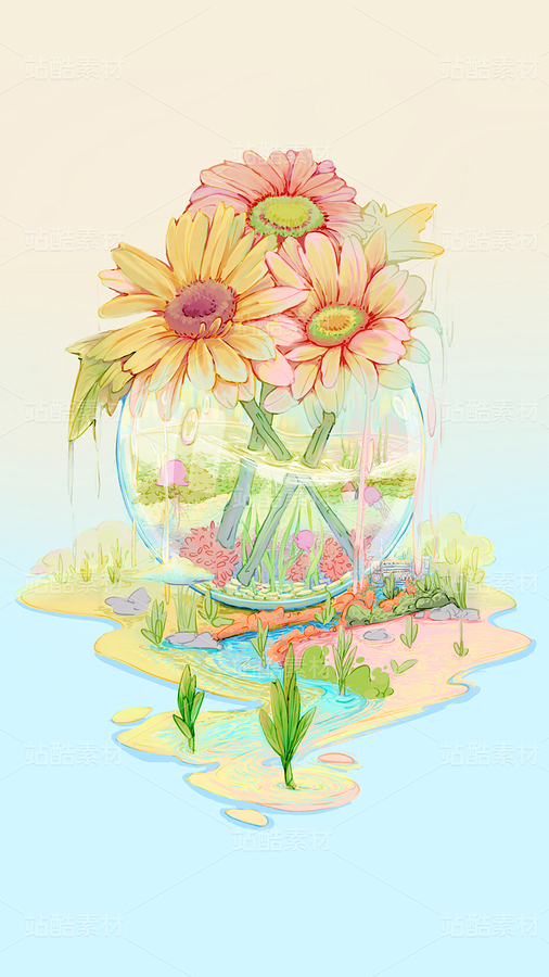 《瓶子世界》單體透明底素材（主預(yù)覽-9982642） - 未分類 - 站酷設(shè)計(jì)師阿樂(lè)在畫畫原創(chuàng)素材 - 站酷ZCOOL