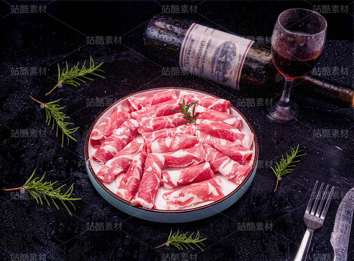 羊肉卷 生鲜 火锅涮肉 实拍场景图（主预览-9983213） - 未分类 - 站酷设计师张跑跑原创素材 - 站酷ZCOOL