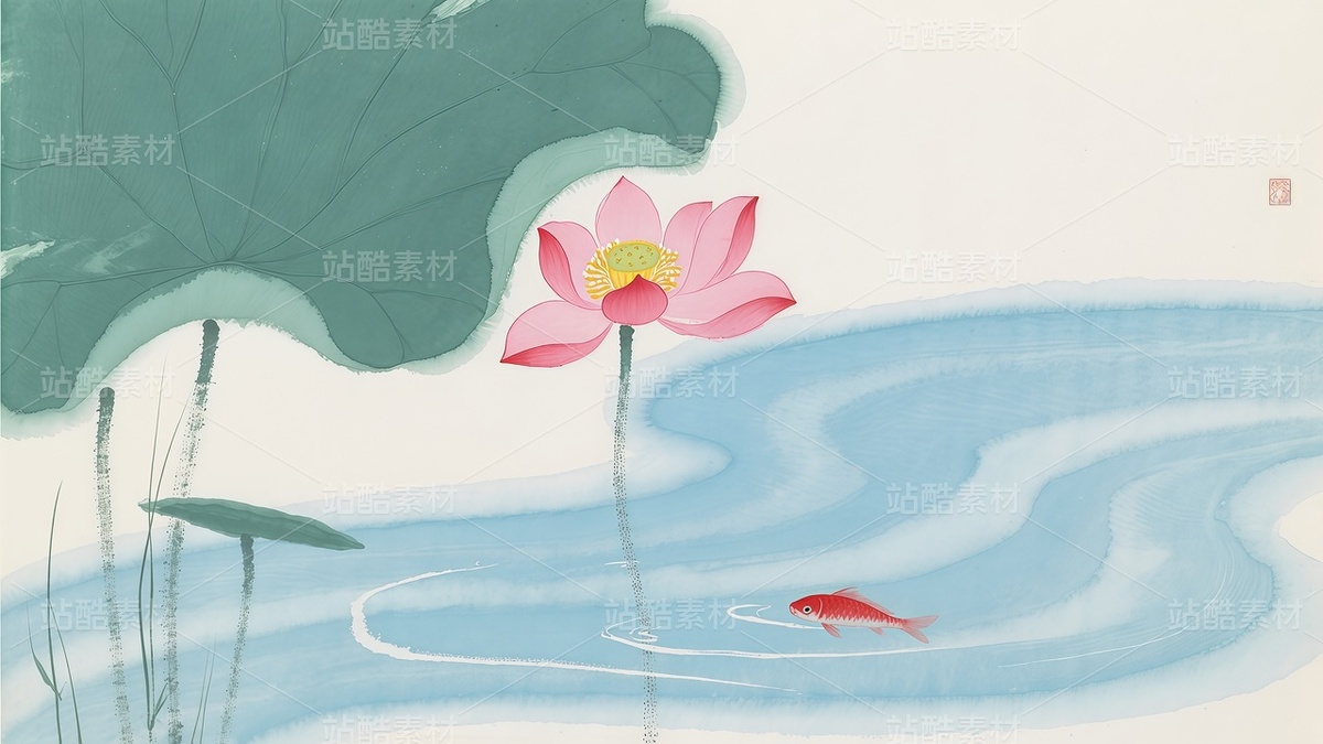 水墨风格夏季主题插画69（主预览-9984675） - 未分类 - 站酷设计师站酷素材原创素材 - 站酷ZCOOL