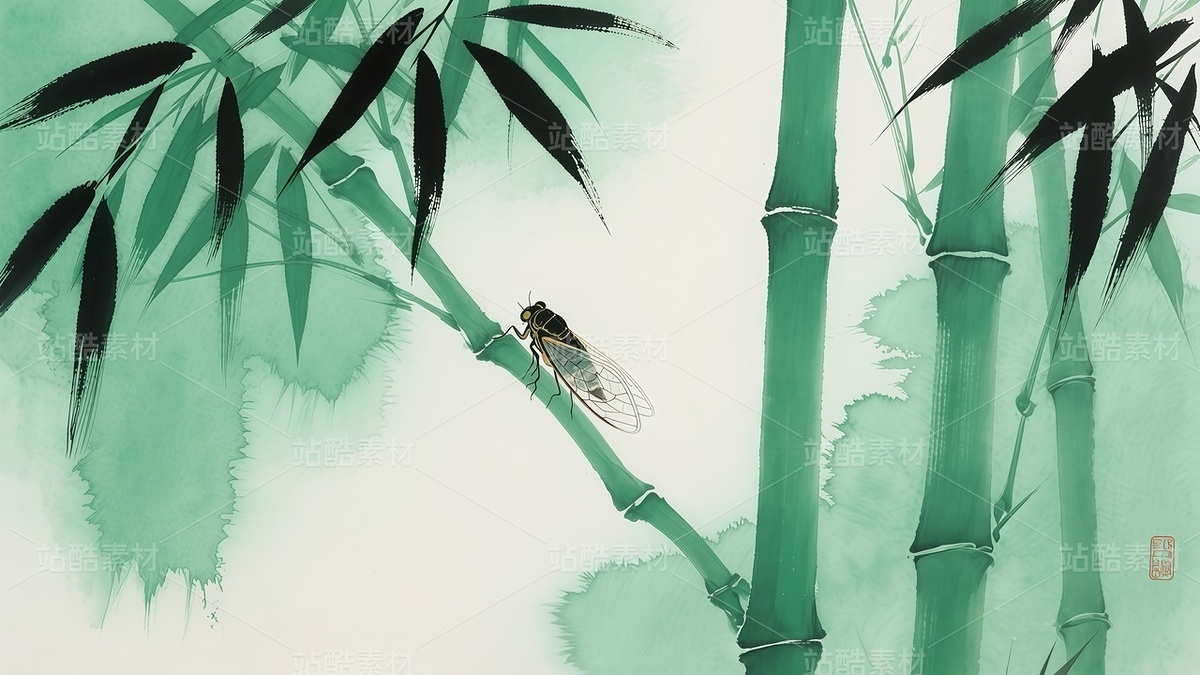 水墨风格夏季主题插画77（主预览-9984676） - 未分类 - 站酷设计师站酷素材原创素材 - 站酷ZCOOL