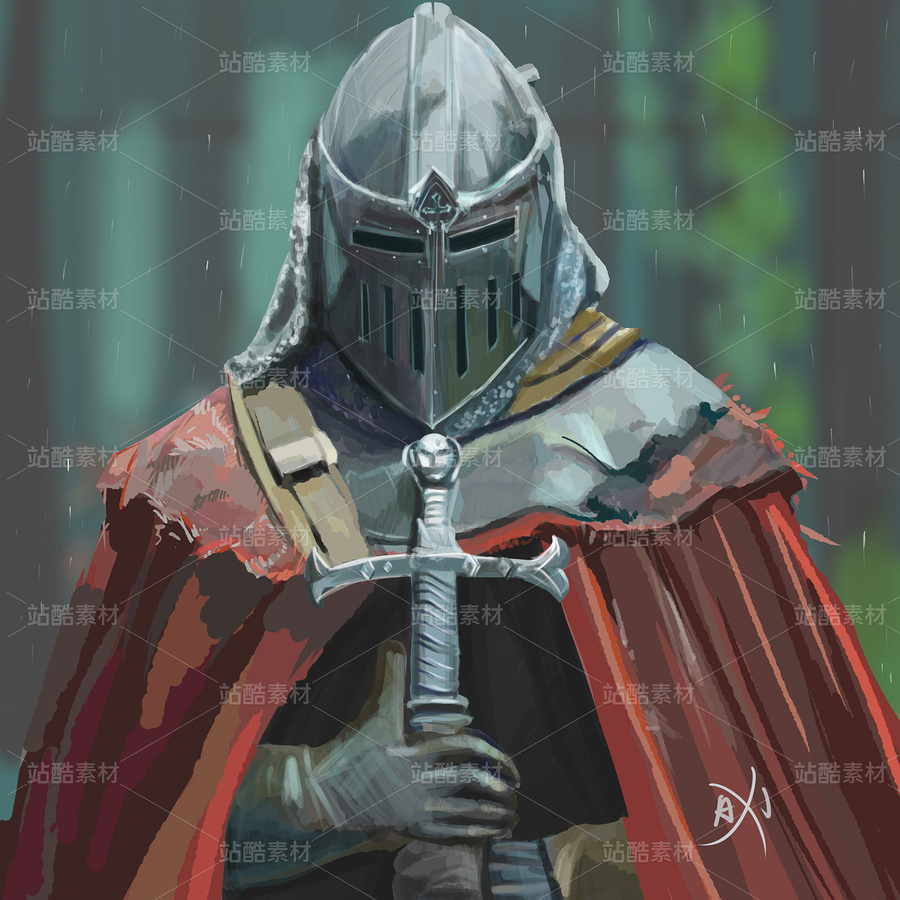 方形騎士（主預(yù)覽-9984777） - 未分類 - 站酷設(shè)計(jì)師吉吉畫渣原創(chuàng)素材 - 站酷ZCOOL