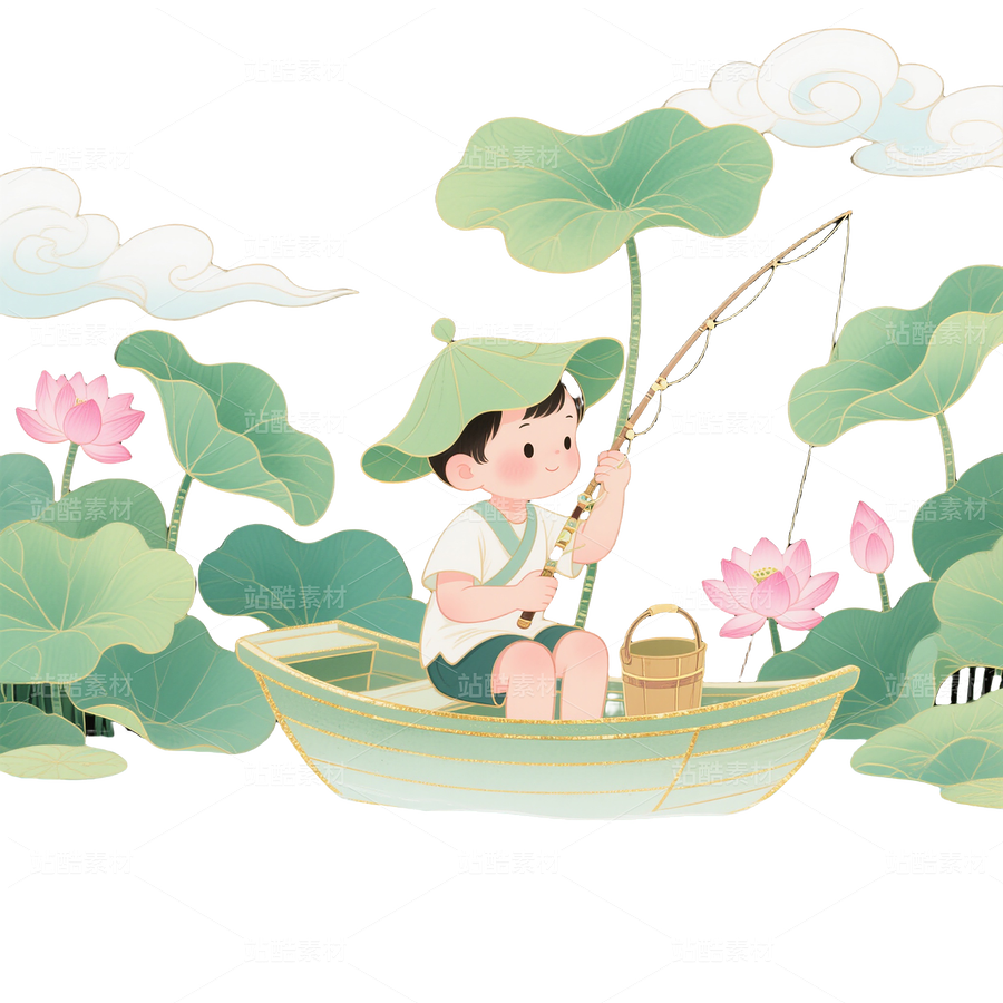 荷花荷叶人物 (40)（主预览-9984950） - 未分类 - 站酷设计师站酷素材原创素材 - 站酷ZCOOL