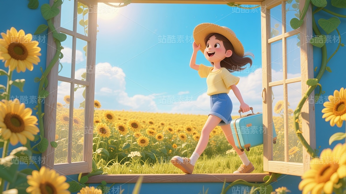 3D风格夏季旅行插画55（主预览-9985847） - 未分类 - 站酷设计师站酷素材原创素材 - 站酷ZCOOL